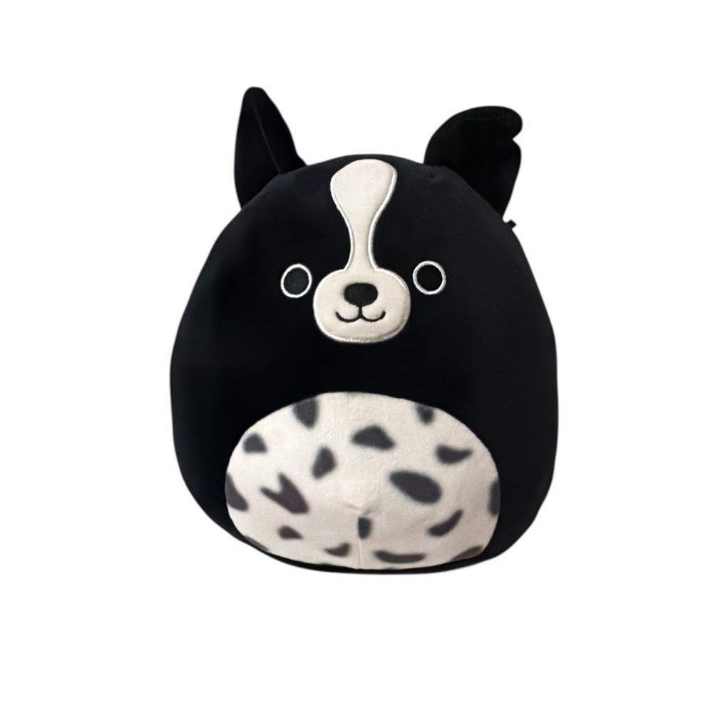 Squishmallows Monty The Border Collie Dog Plush Black Dog Stuffed Animal Toy 10”
